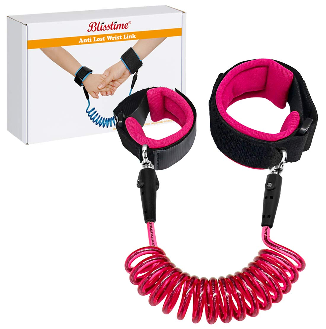Blisstime Anti-Lost Wrist Link close-up showing secure, adjustable connection for close proximity with toddlers.