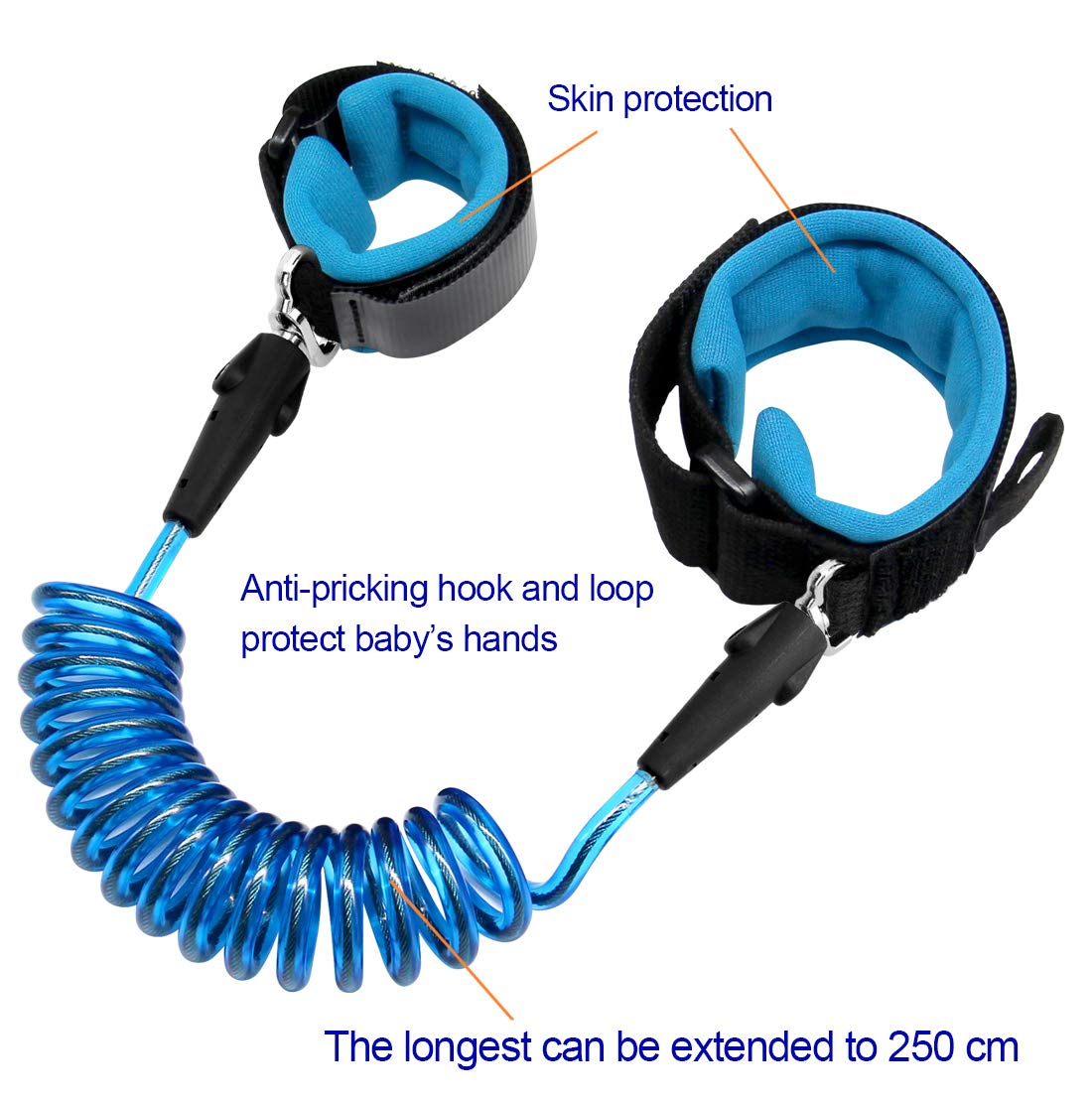 Blisstime anti-lost wrist link soft padding supports comfortable all-day wear
