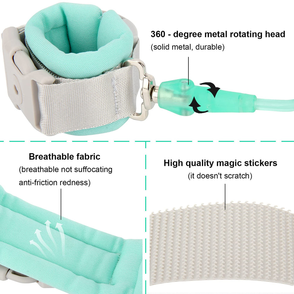 Blisstime toddler leash anti-lost design helps parents keep kids in sight.
