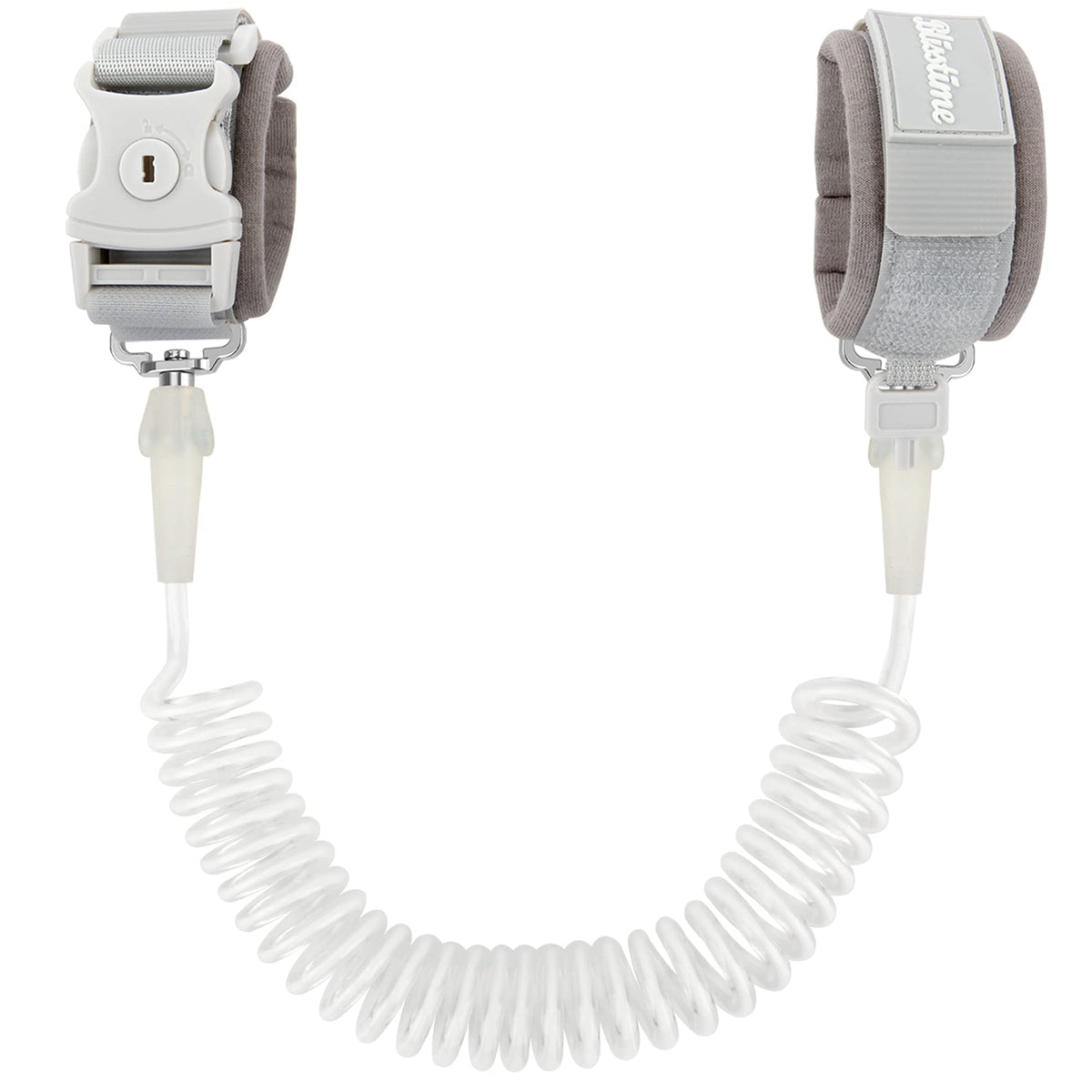 Blisstime toddler leash with key-lock wristband keeps kids safe in crowds