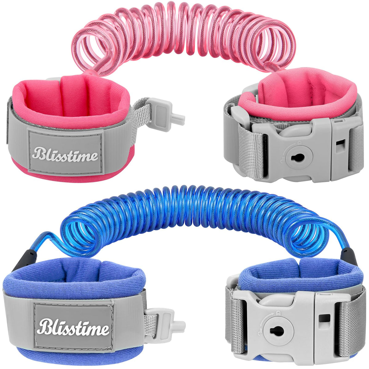 Blisstime toddler leash key lock for safer outings.