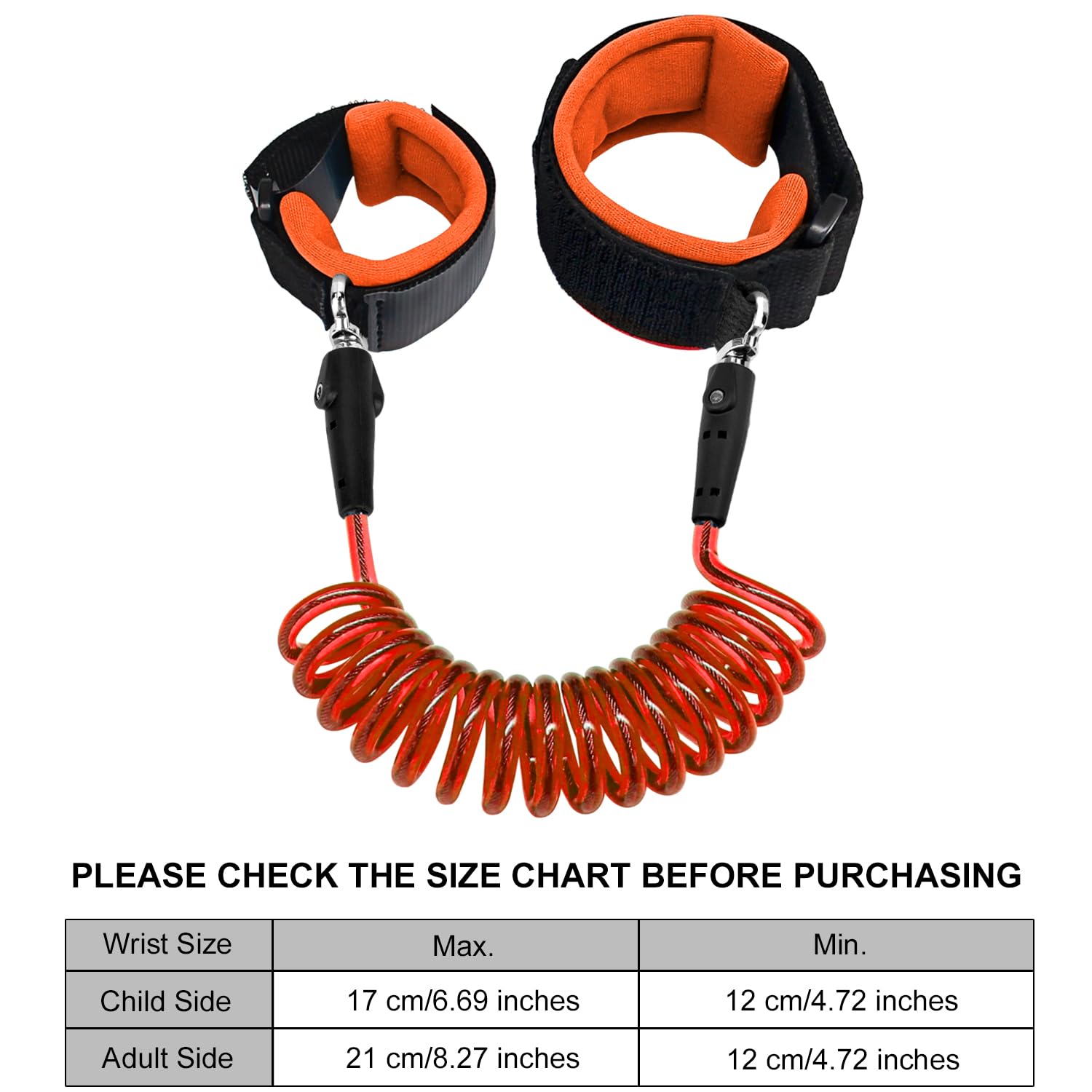 Blisstime wrist link coiled-cord detail highlights durable construction