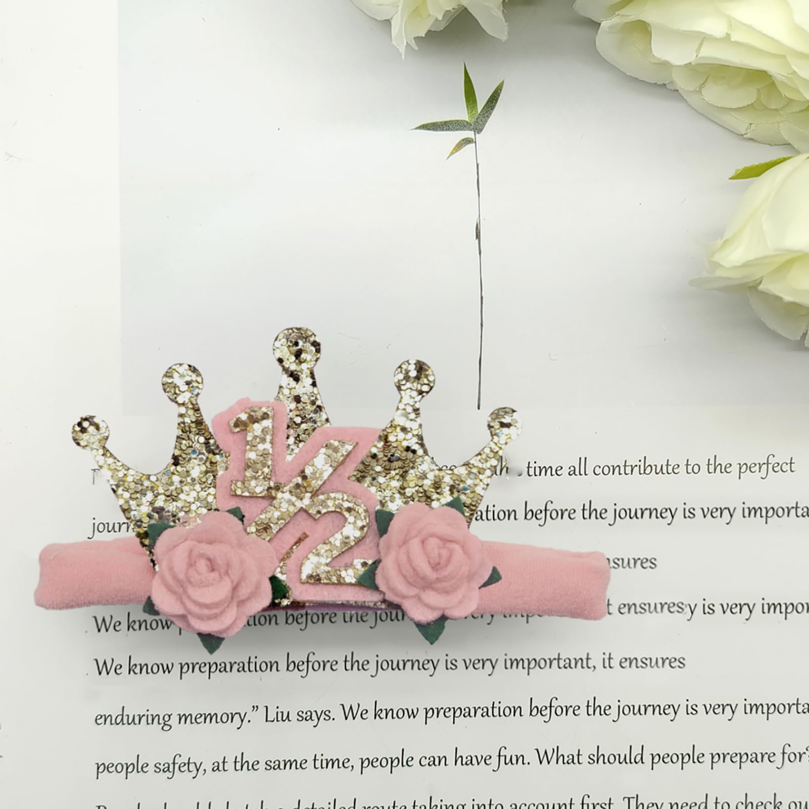 Blithween princess hair accessory, perfect for birthday outfits and family celebrations.