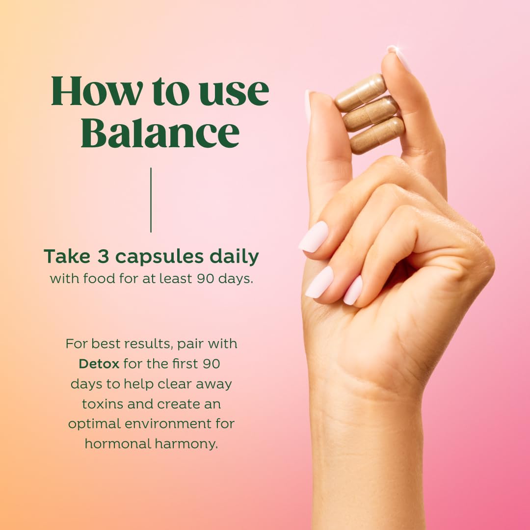 Bloom Nutrition Hormone Health capsules in a glass for proactive wellness.