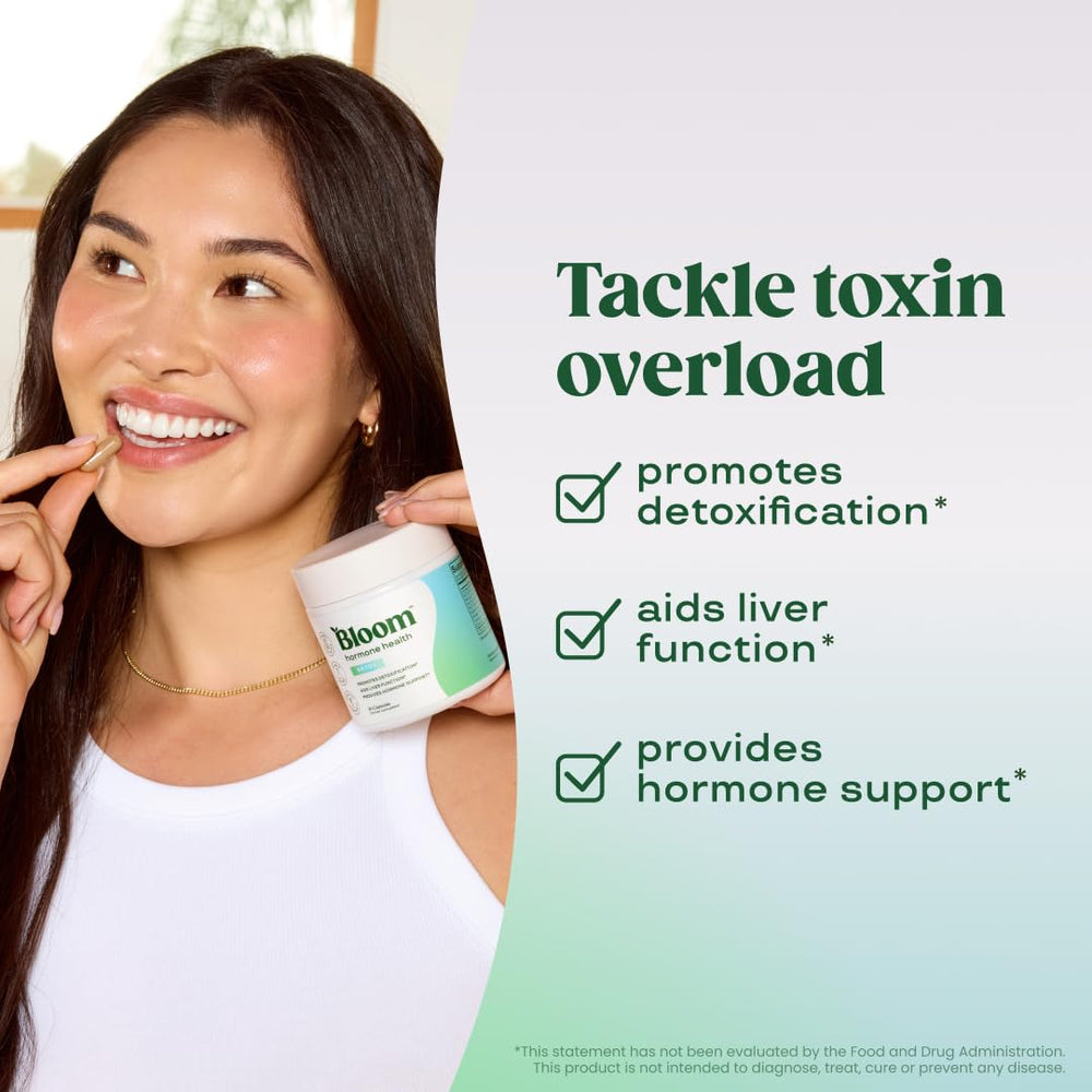 Artichoke extract in Bloom Nutrition capsules, supports detox pathways