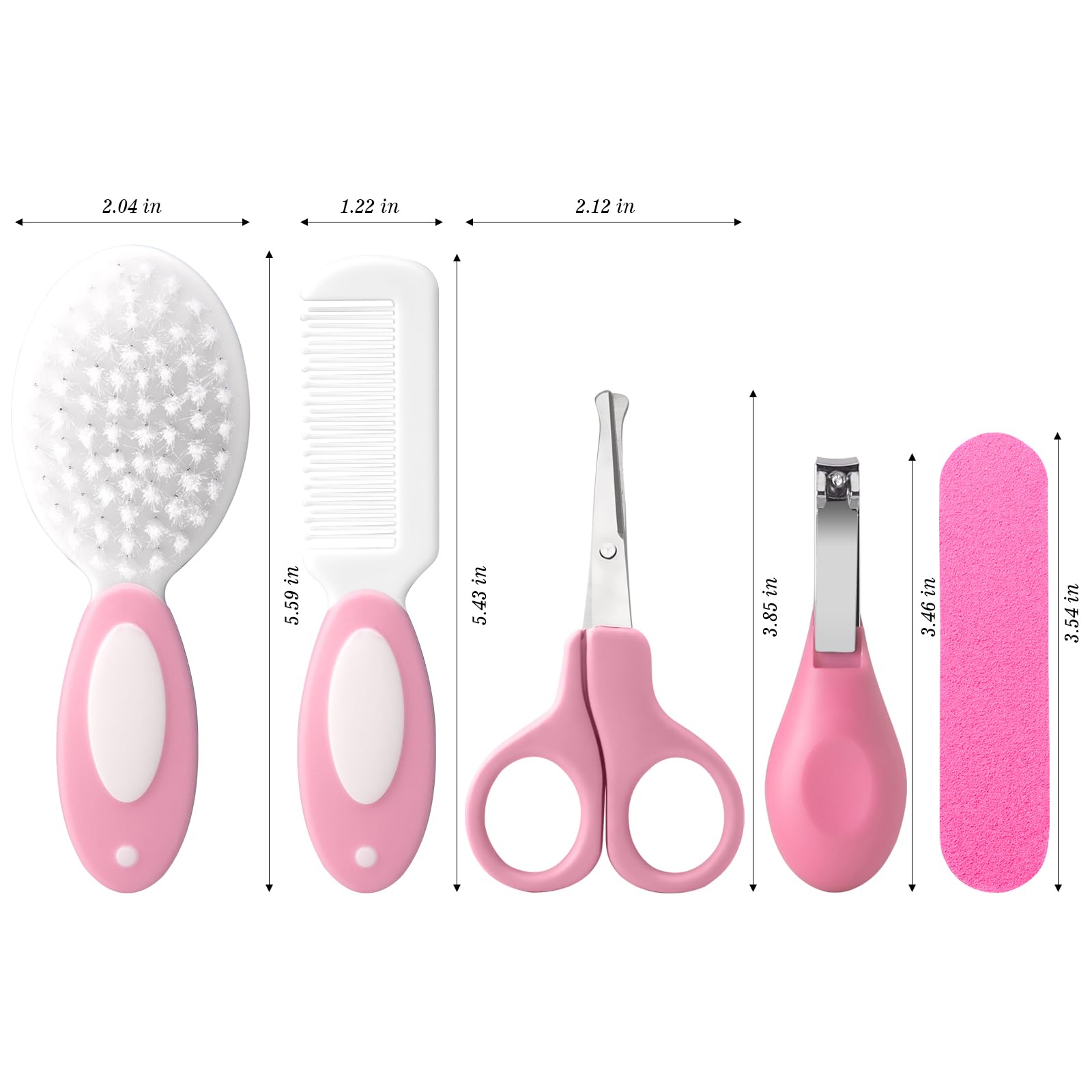 Bloomlet Baby multi-use storage pouch keeps grooming tools organized on trips.
