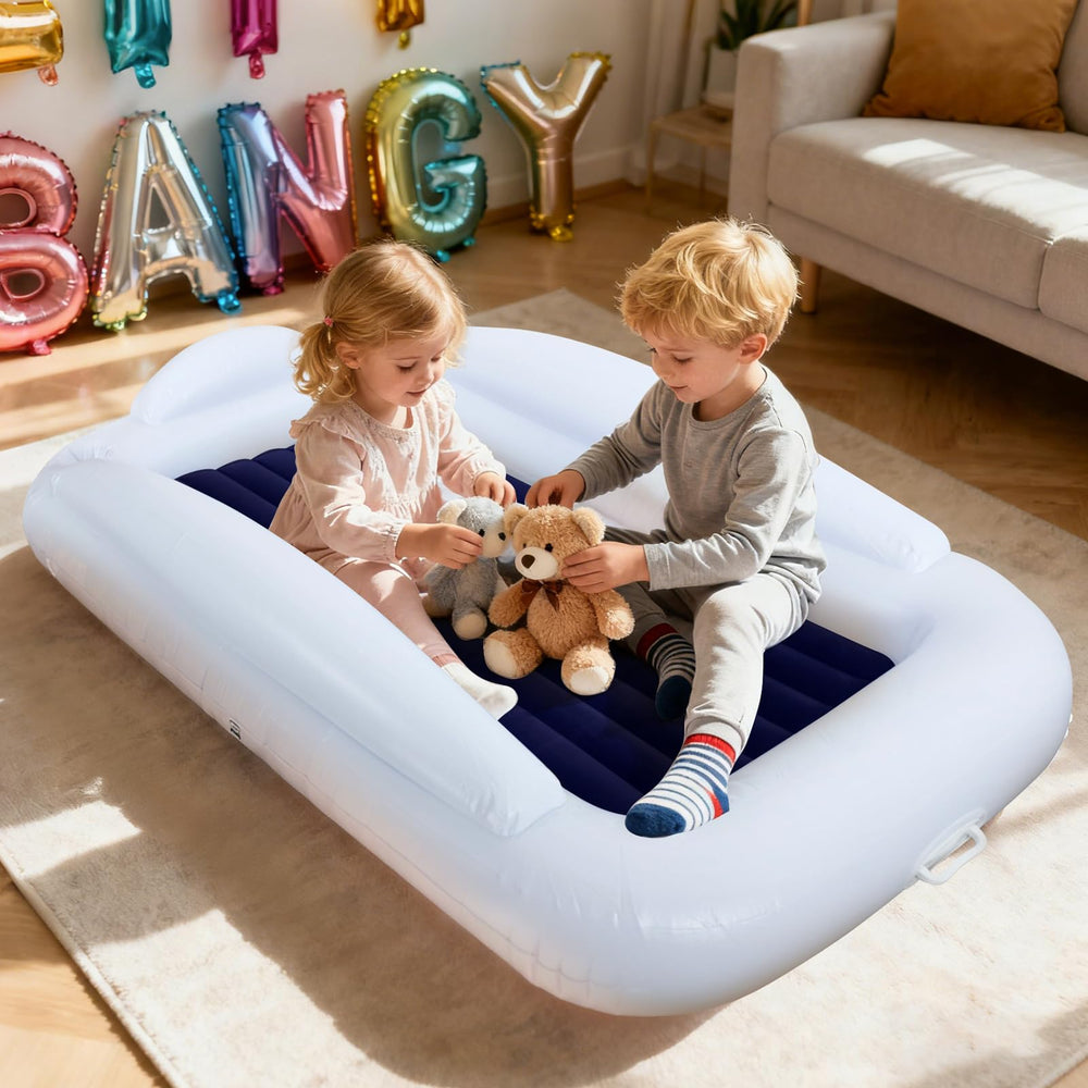 Storage bag included with Bloomoja bed for organized packing
