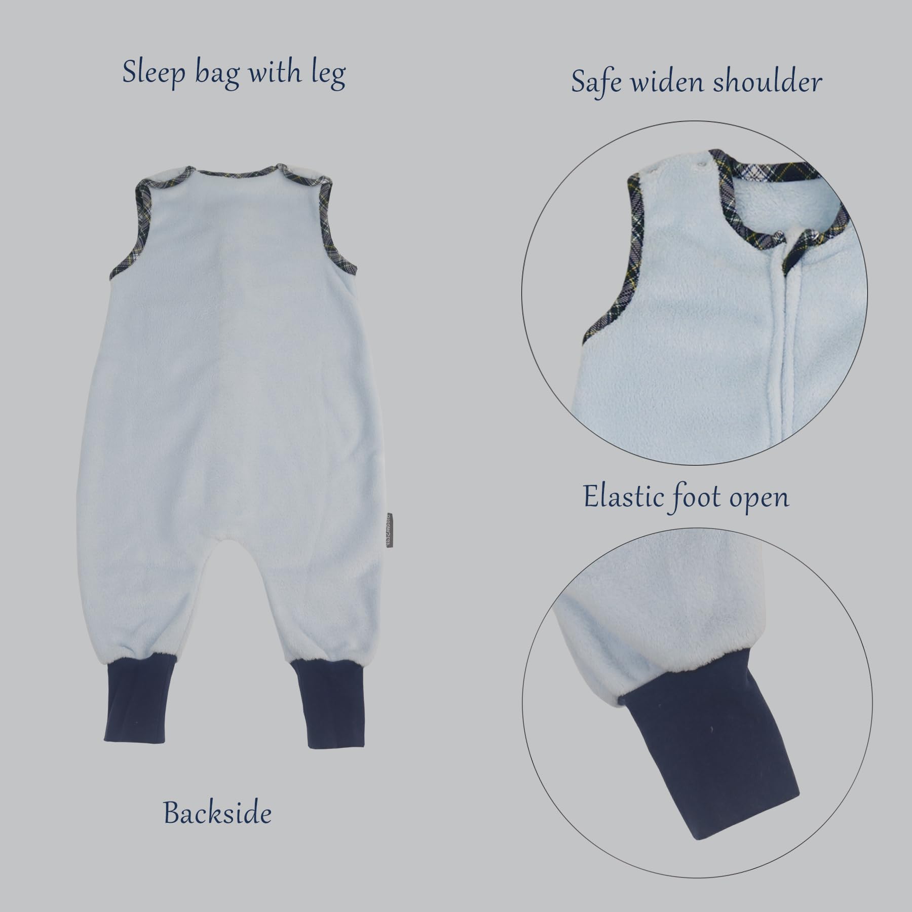 BLOOMSTAR Sleep Sack is machine washable for fast refresh.