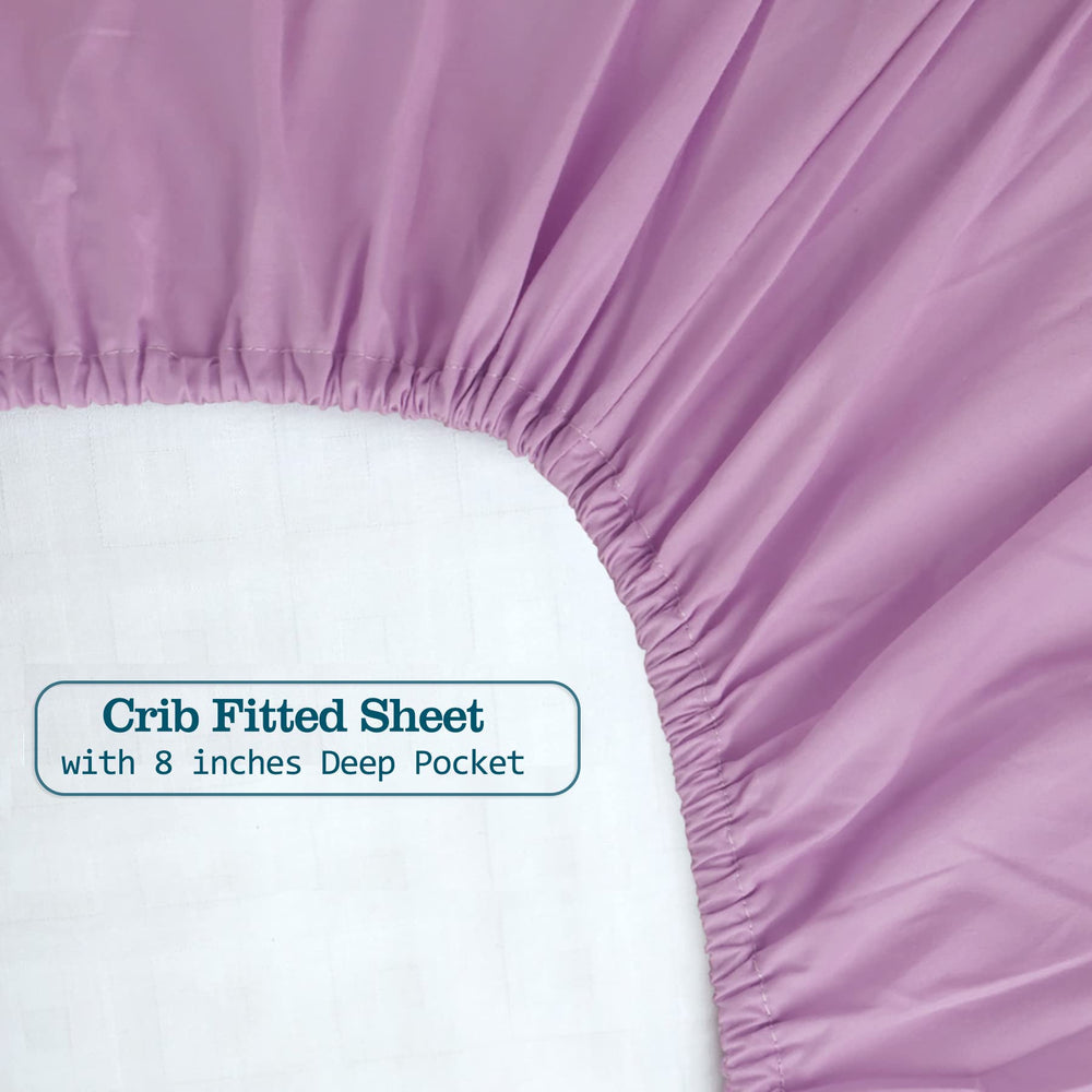 Close-up reveals natural cotton poplin texture that's breathable and gentle.