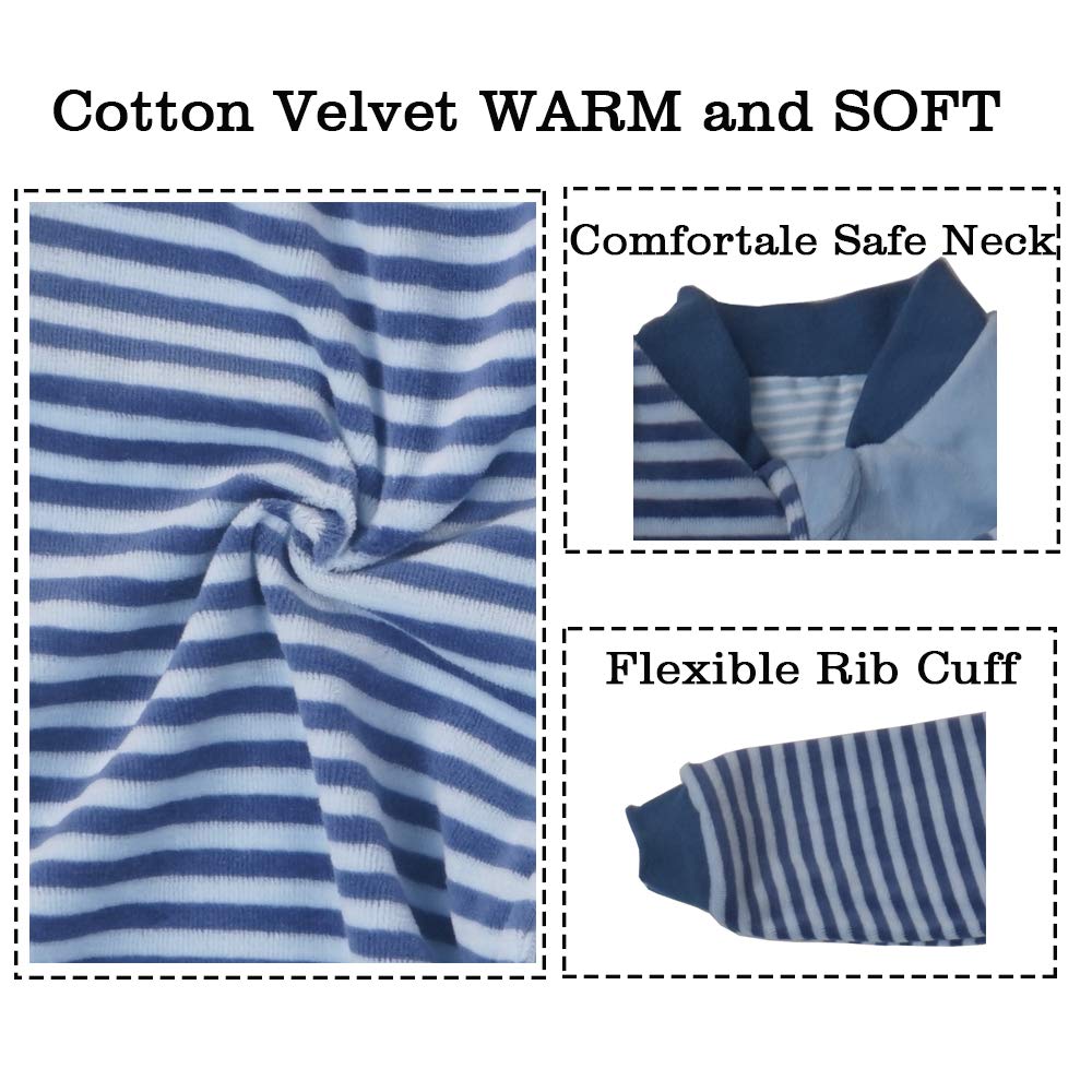 Soft cotton velvet interior of BLOOMSTAR wearable blanket