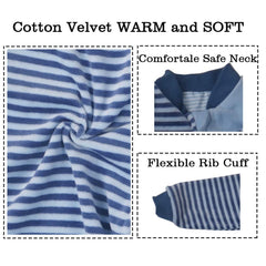 Soft cotton velvet interior of BLOOMSTAR wearable blanket
