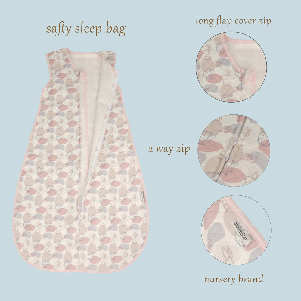 Bloomstar sleep sack is machine washable for busy families.