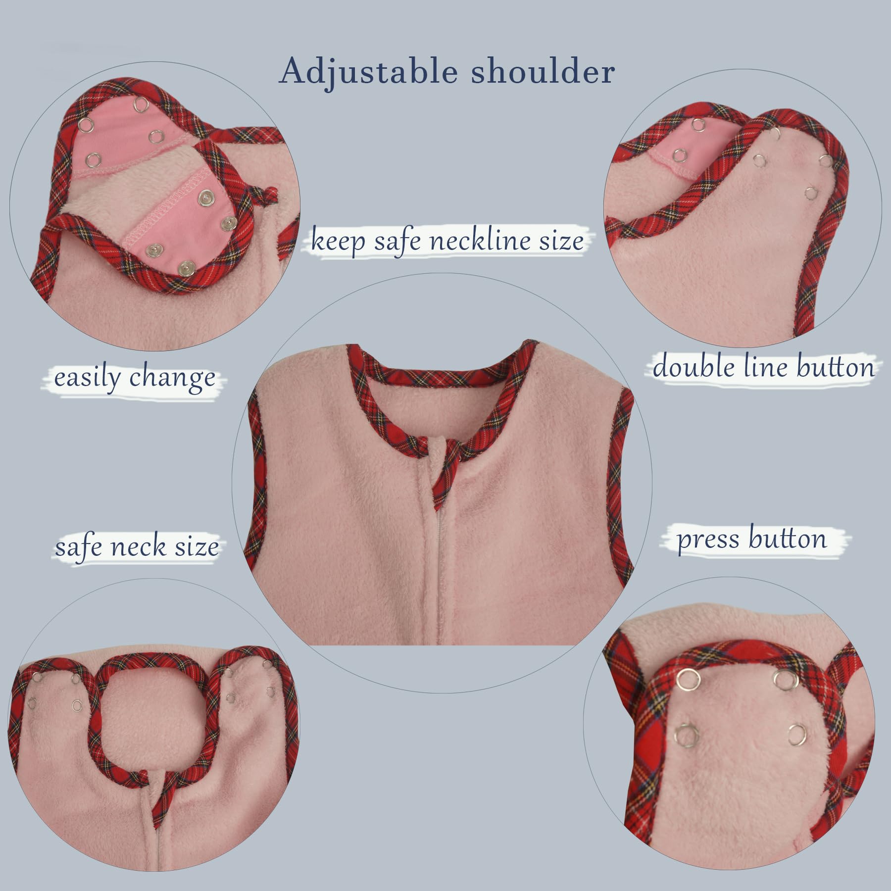BLOOMSTAR fleece allows free leg movement for walking and playing.