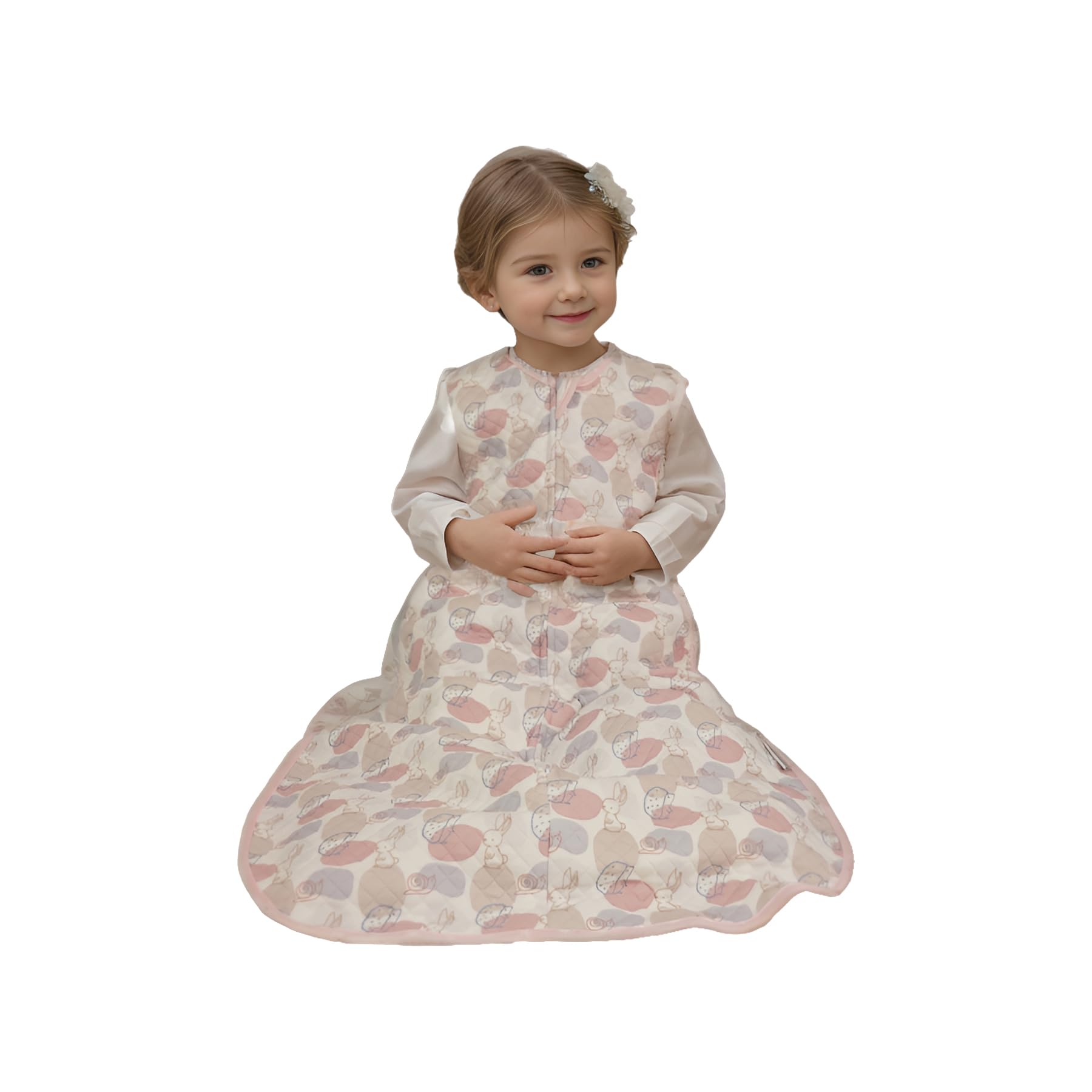 Bloomstar toddler sleep sack with two-way zip for easy night-time diaper changes.