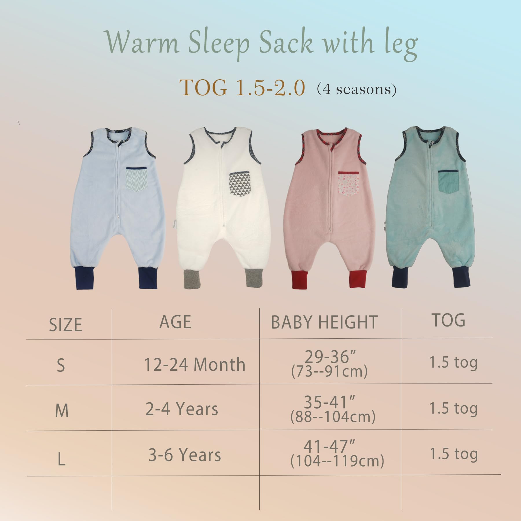 BLOOMSTAR Wearable blanket offers year-round warmth during naps.