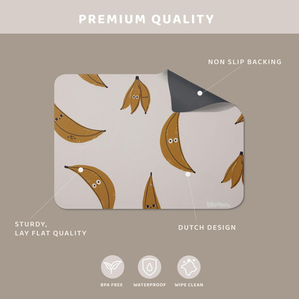 Blooom multi-use placemat shows craft and desk mat versatility.