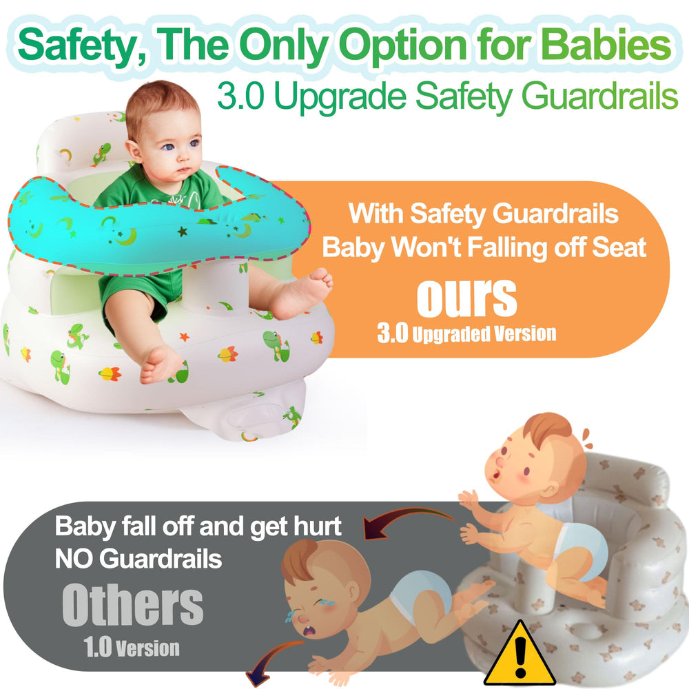 Blorybim sit me up floor seat provides upright support for early sitters.
