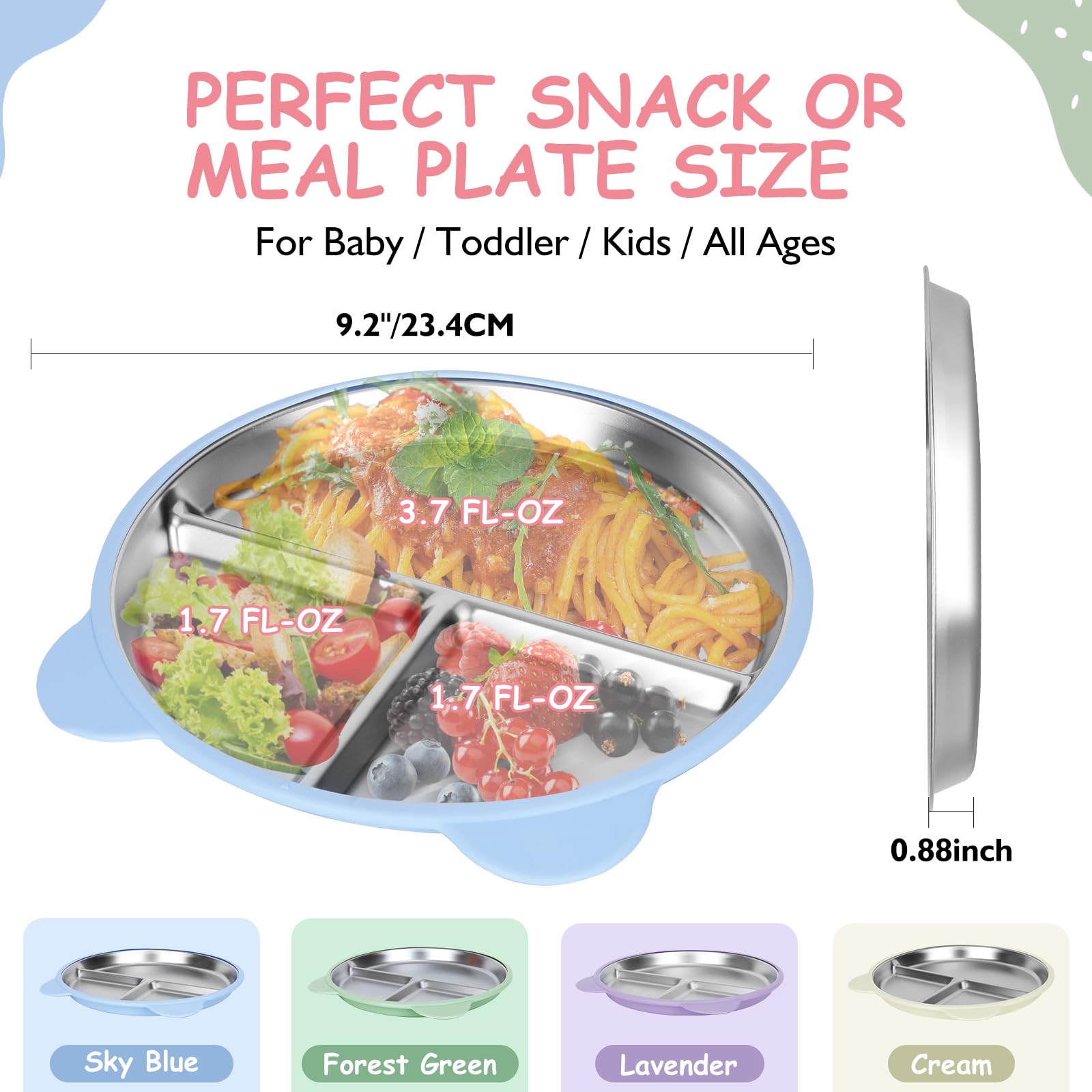BLUBLD freezer-safe plate supports meal prep and snack time