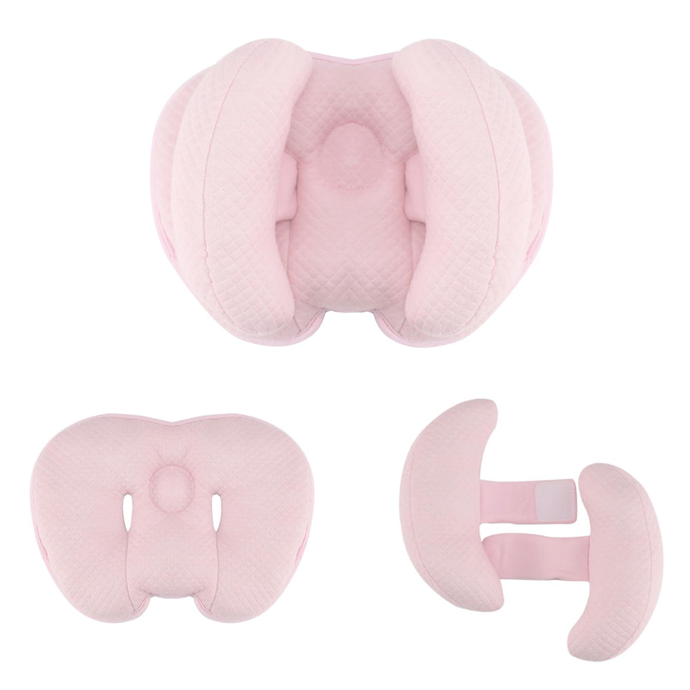 Blublu Park banana shape head-neck pillow supports tiny heads on the go