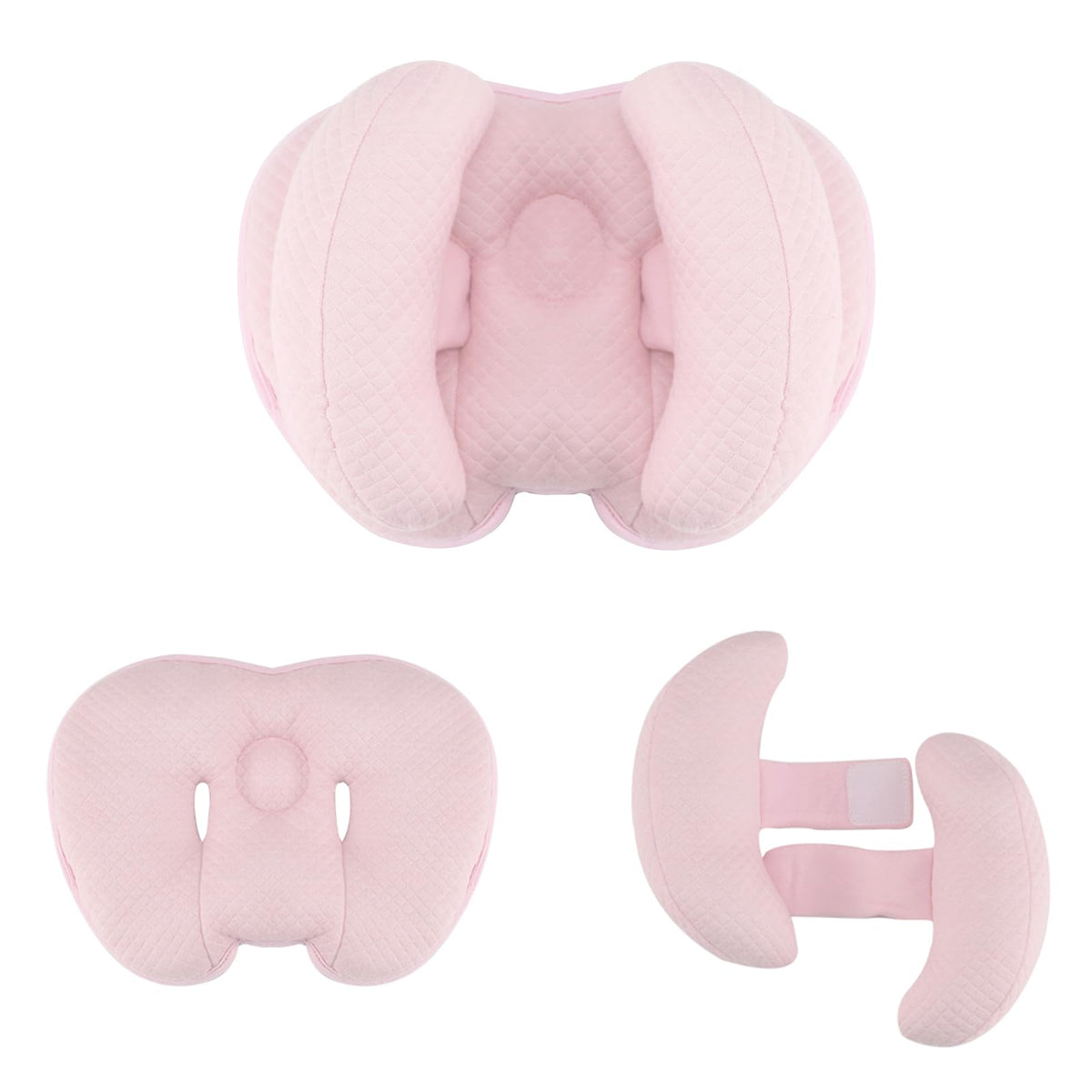 Blublu Park banana shape head-neck pillow supports tiny heads on the go