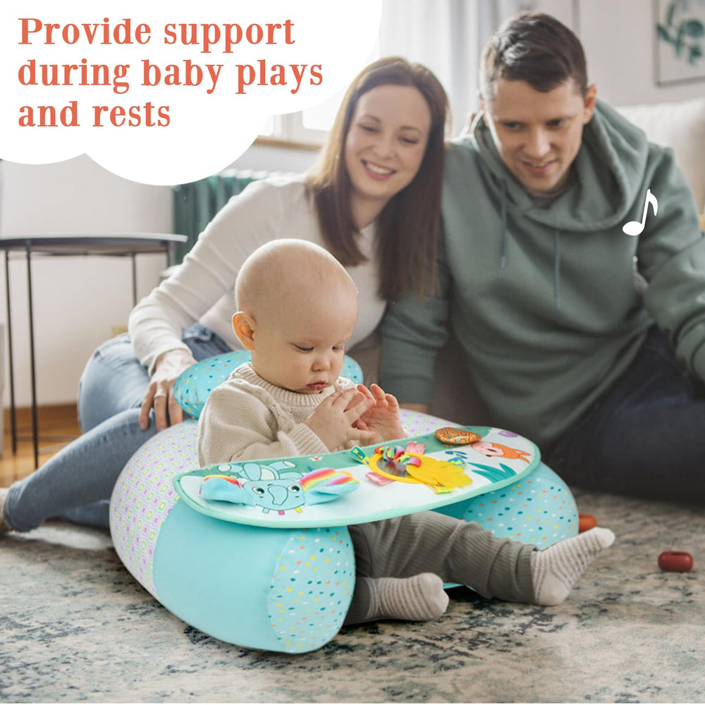 Blublu Park bionic wrap design seat provides secure, hug-like support for upright sitting.