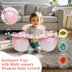 Blublu Park Sensory Tray with mirrors and teethers supports exploration and bonding.