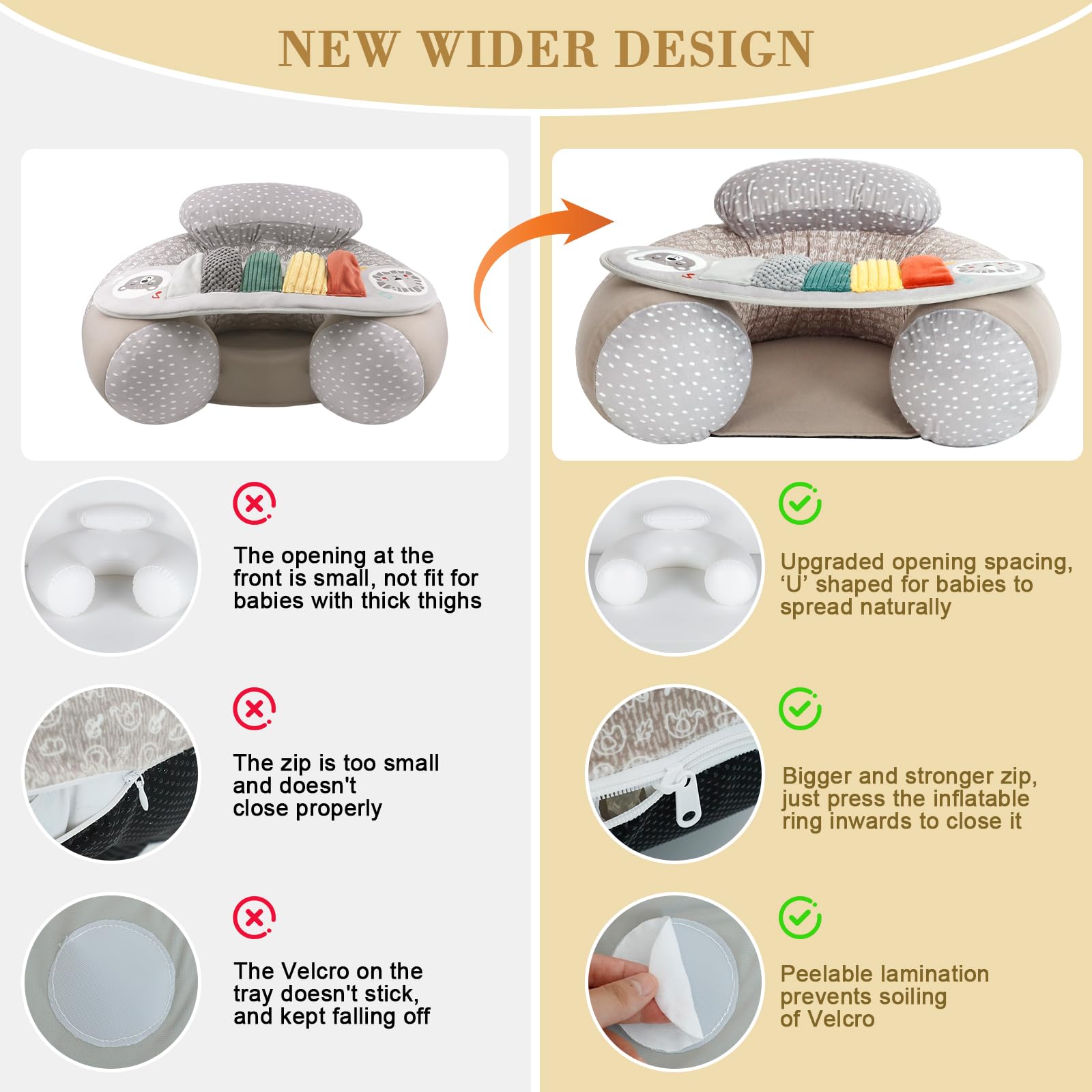 Blublu Park soft crystal cover feels gentle on baby's skin
