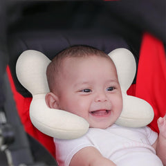 Blublu Park uniquely shaped head support fits baby of all sizes