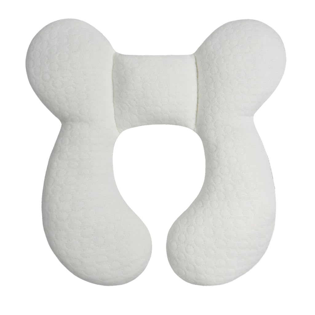 Blublu Park upgraded head support pillow in car seat for gentle neck stabilization