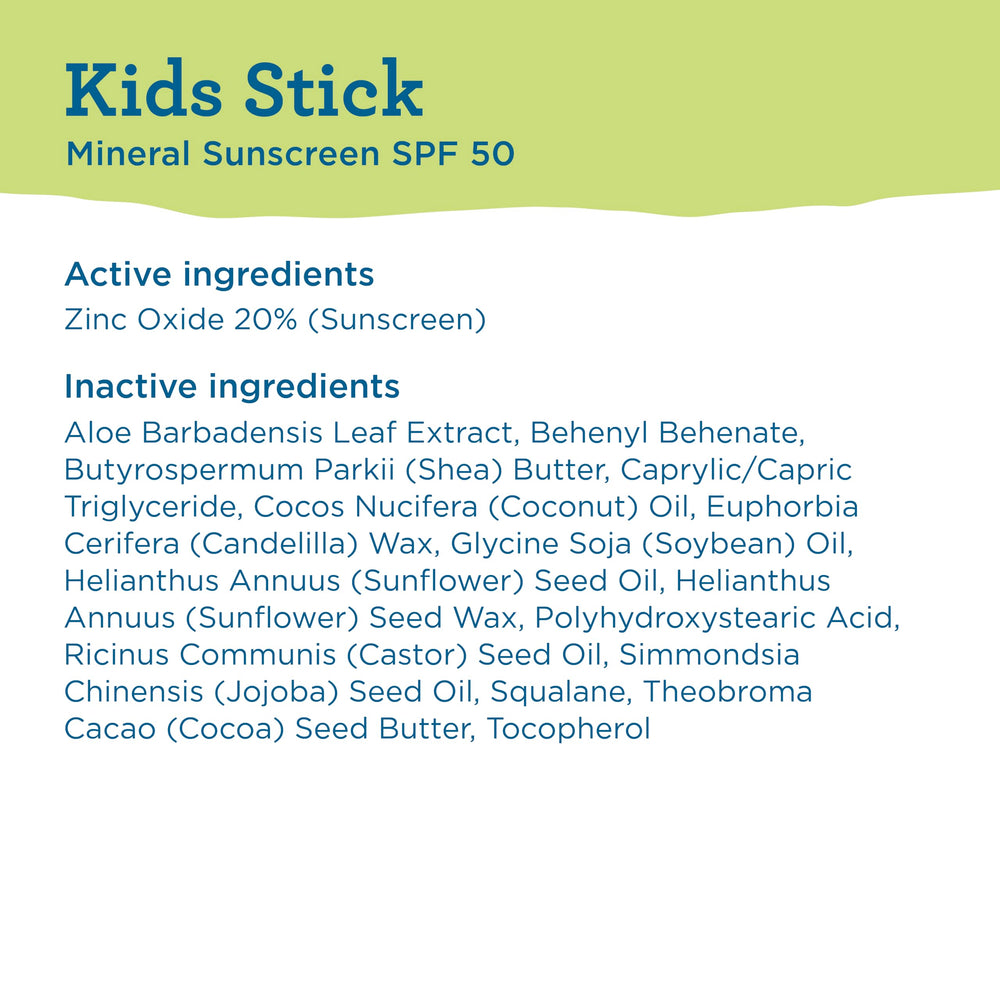 Blue Lizard Kids Mineral Sunscreen Stick pocket-size for travel