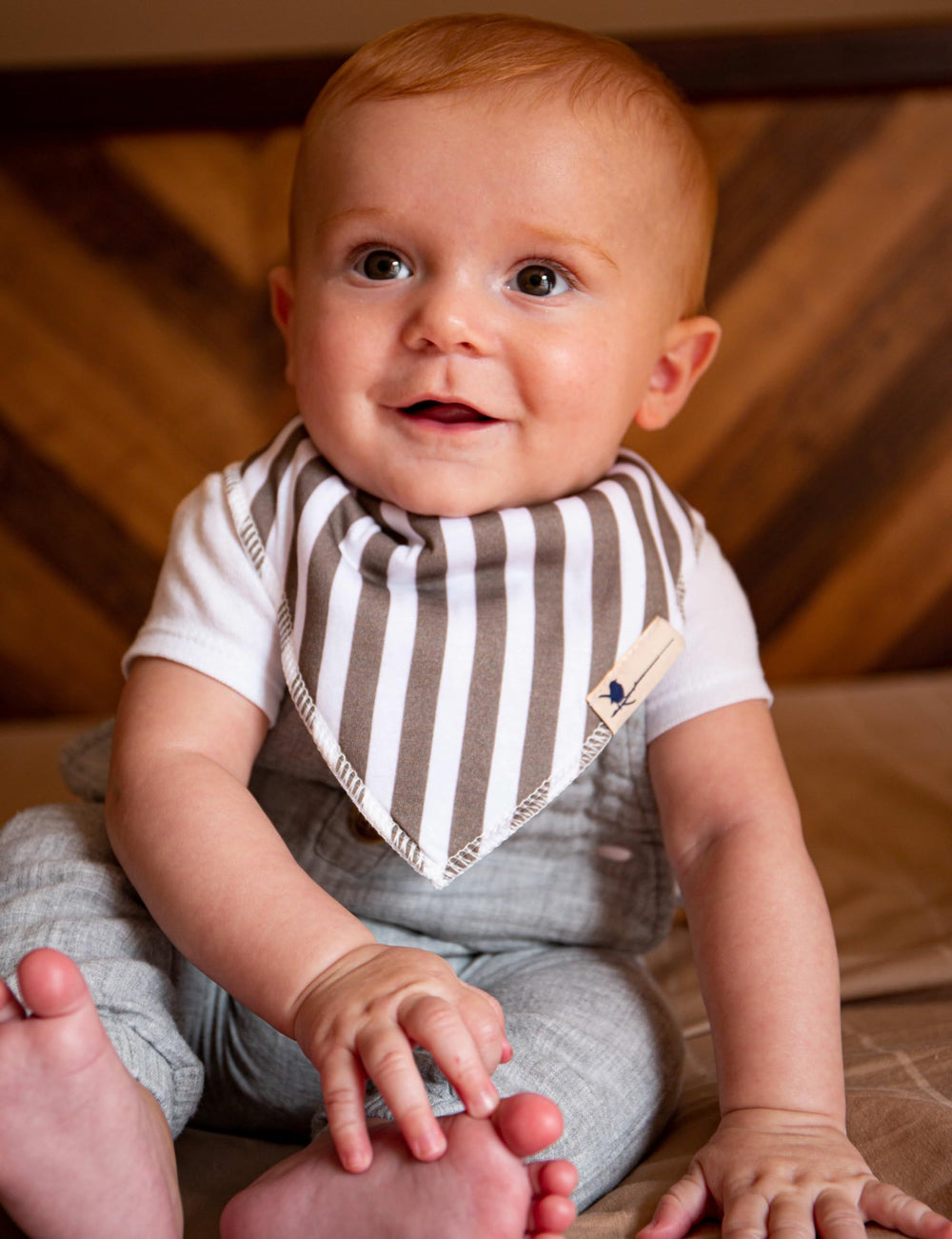 Blue Wren machine-washable bibs simplify care and daily routines.