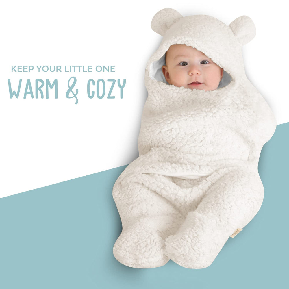 BlueMello easy-care swaddle blanket stays soft after daily use.