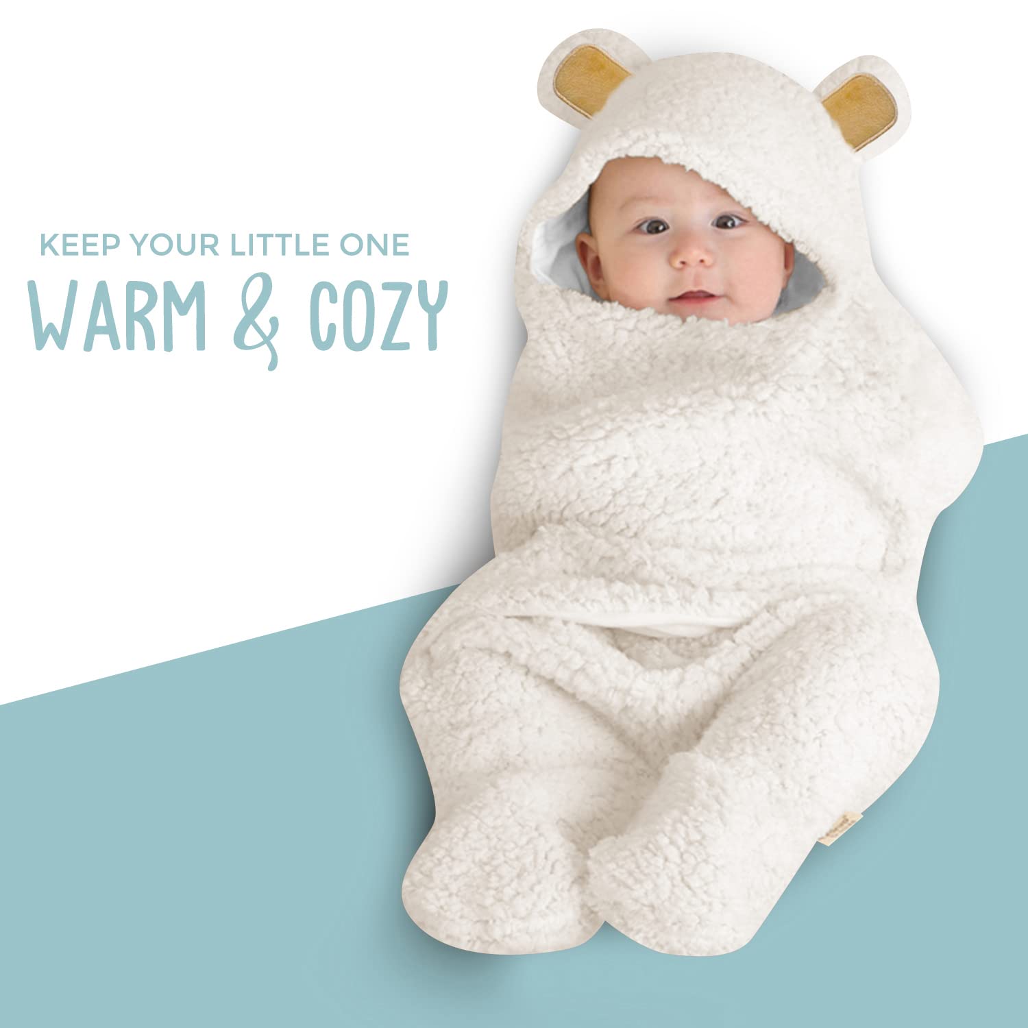 BlueMello gift-ready swaddle blanket ideal for baby showers.