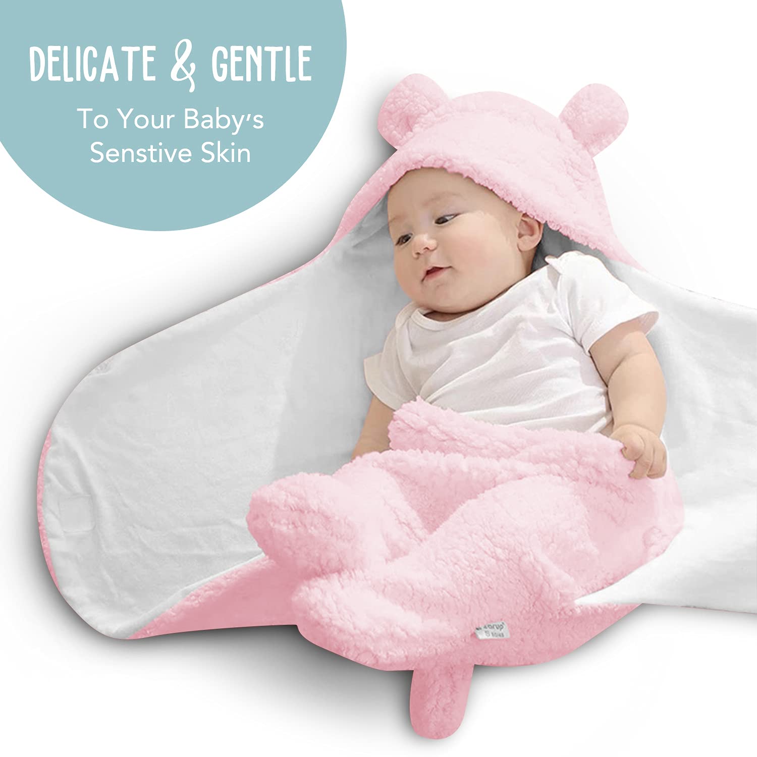BlueMello swaddle multipurpose use in stroller or nursery for secure rest