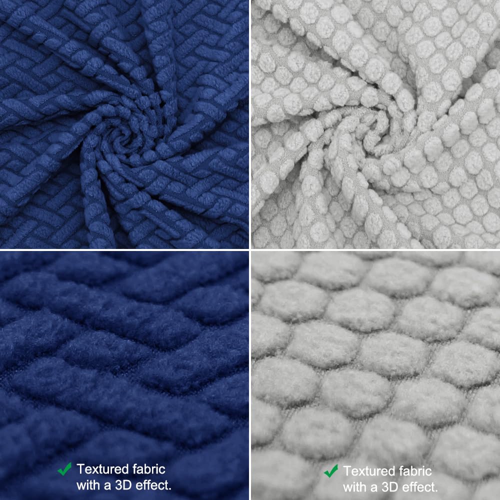 BlueSnail concealed-zipper slipcover with secure fit on lounger