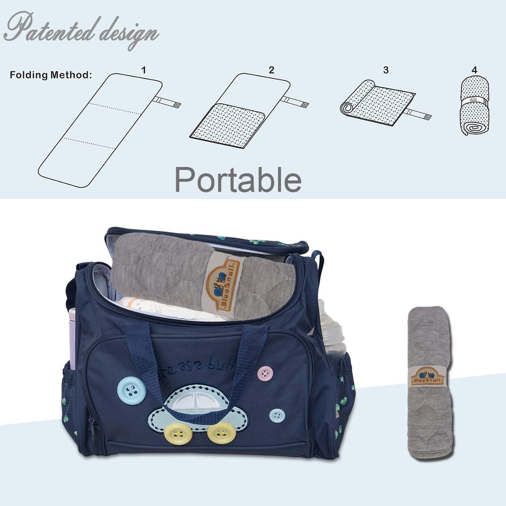 BlueSnail quilted liner folded for storage shows easy care
