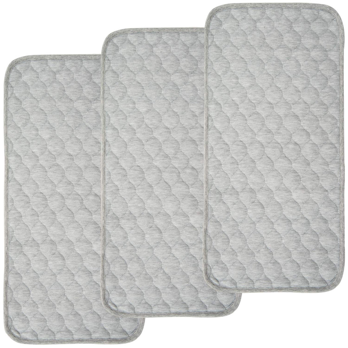 BlueSnail quilted liner pack-shot shows 3-count set for mess-free diaper changes