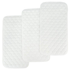 BlueSnail Quilted Thicker Waterproof Changing Pad Liner Snow White offers a soft surface for diaper changes.