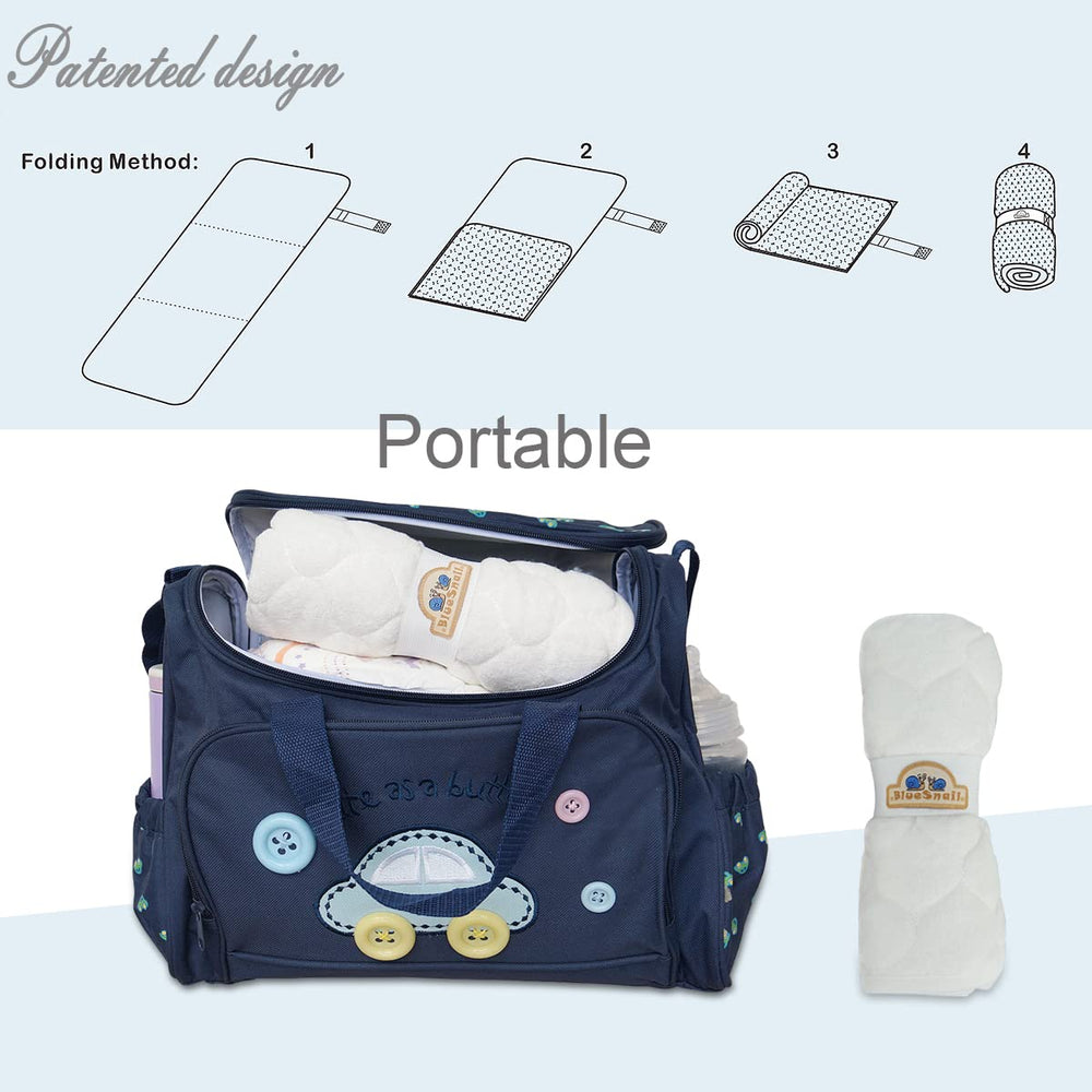 BlueSnail Snow White liner provides extra coverage for larger changing pads.