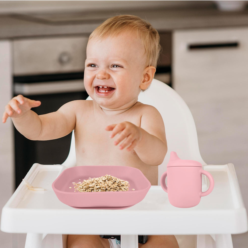 Bluet B BPA-free premium silicone is safe for family meals.