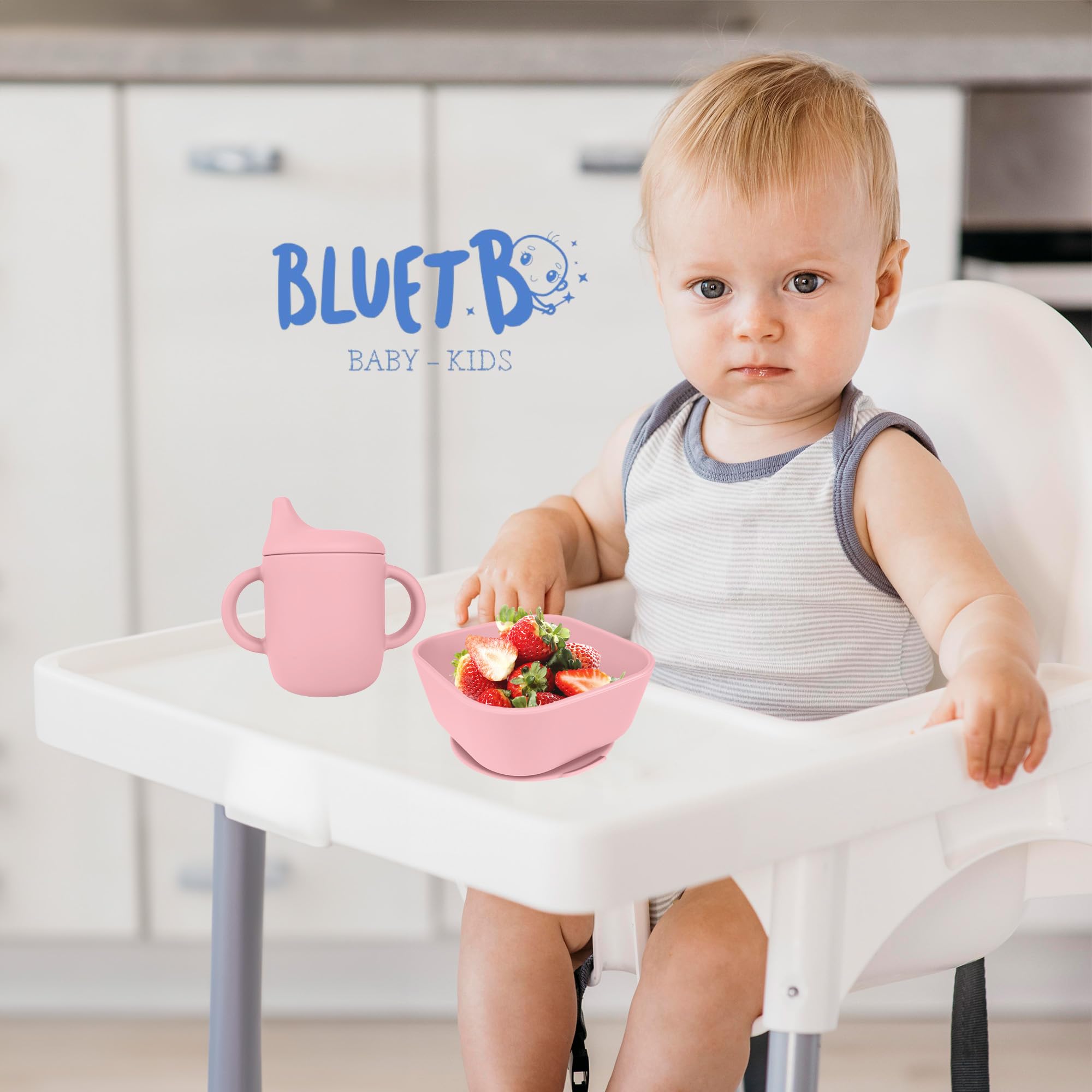 Bluet B set is microwave and dishwasher safe for easy cleaning.
