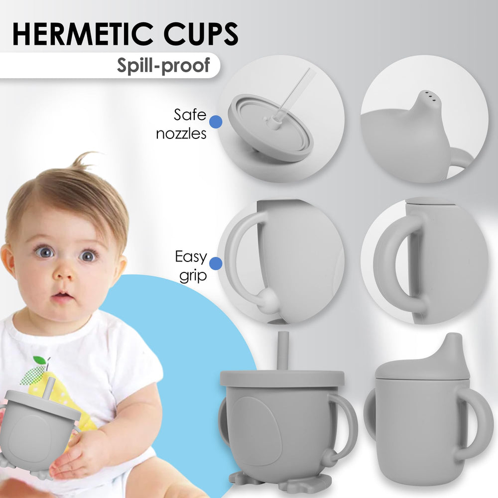 Bluet B complete baby utensils set for first bites and practice.