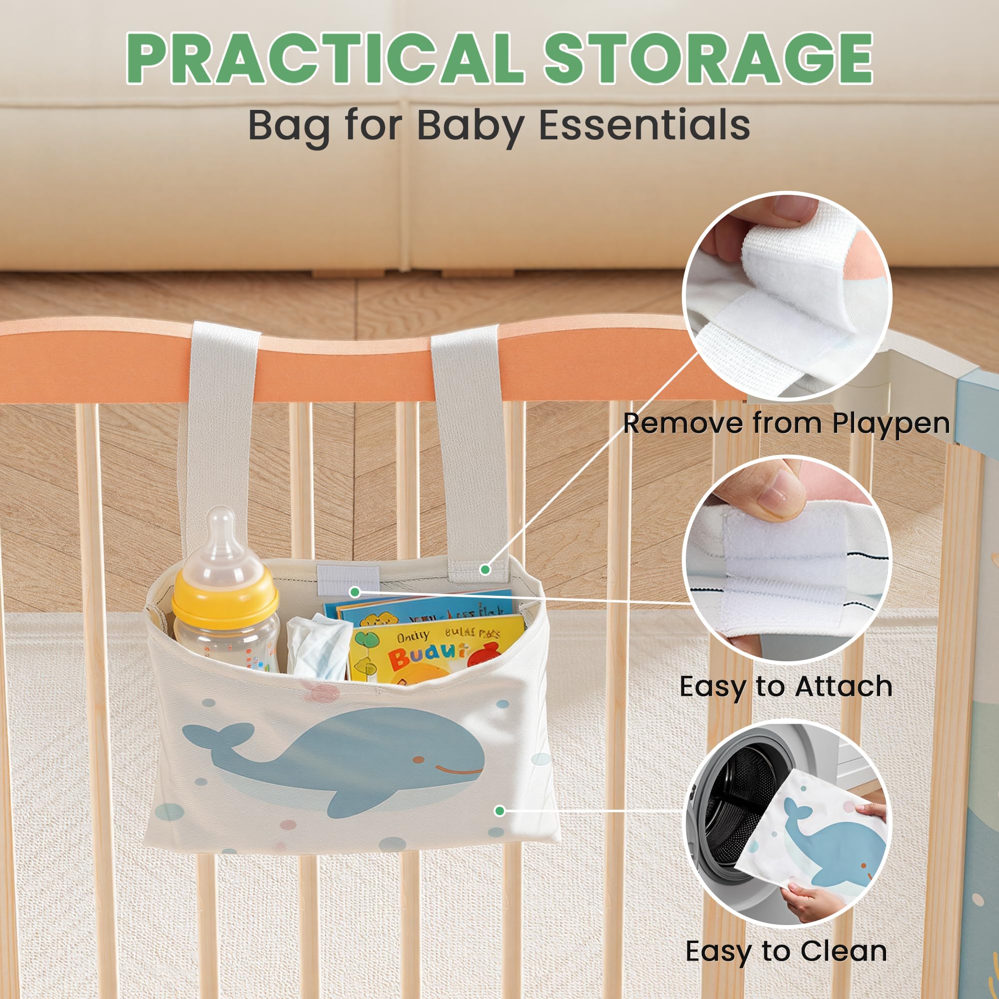 BlueWood double-lock gate provides secure access for caregiver entry.