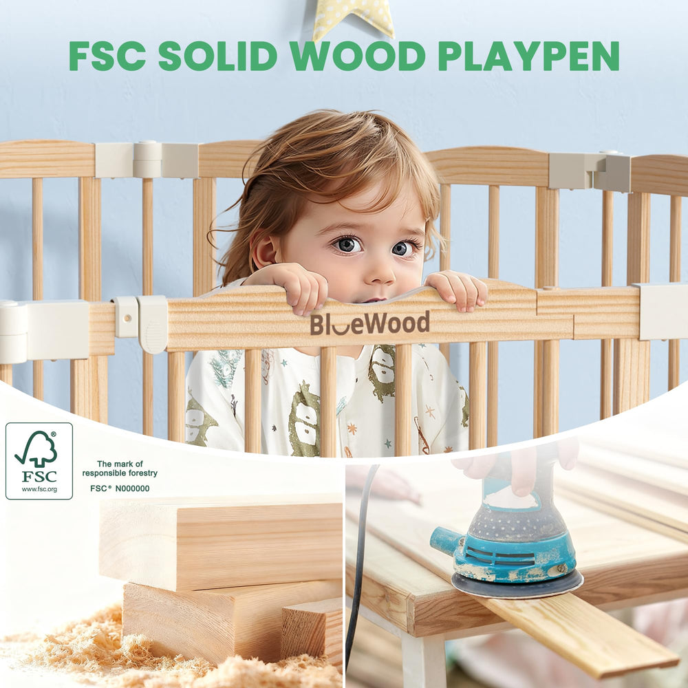 BlueWood foldable design travels easily for home or trips.