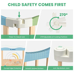 BlueWood playpen adjustable layout adapts to different room shapes
