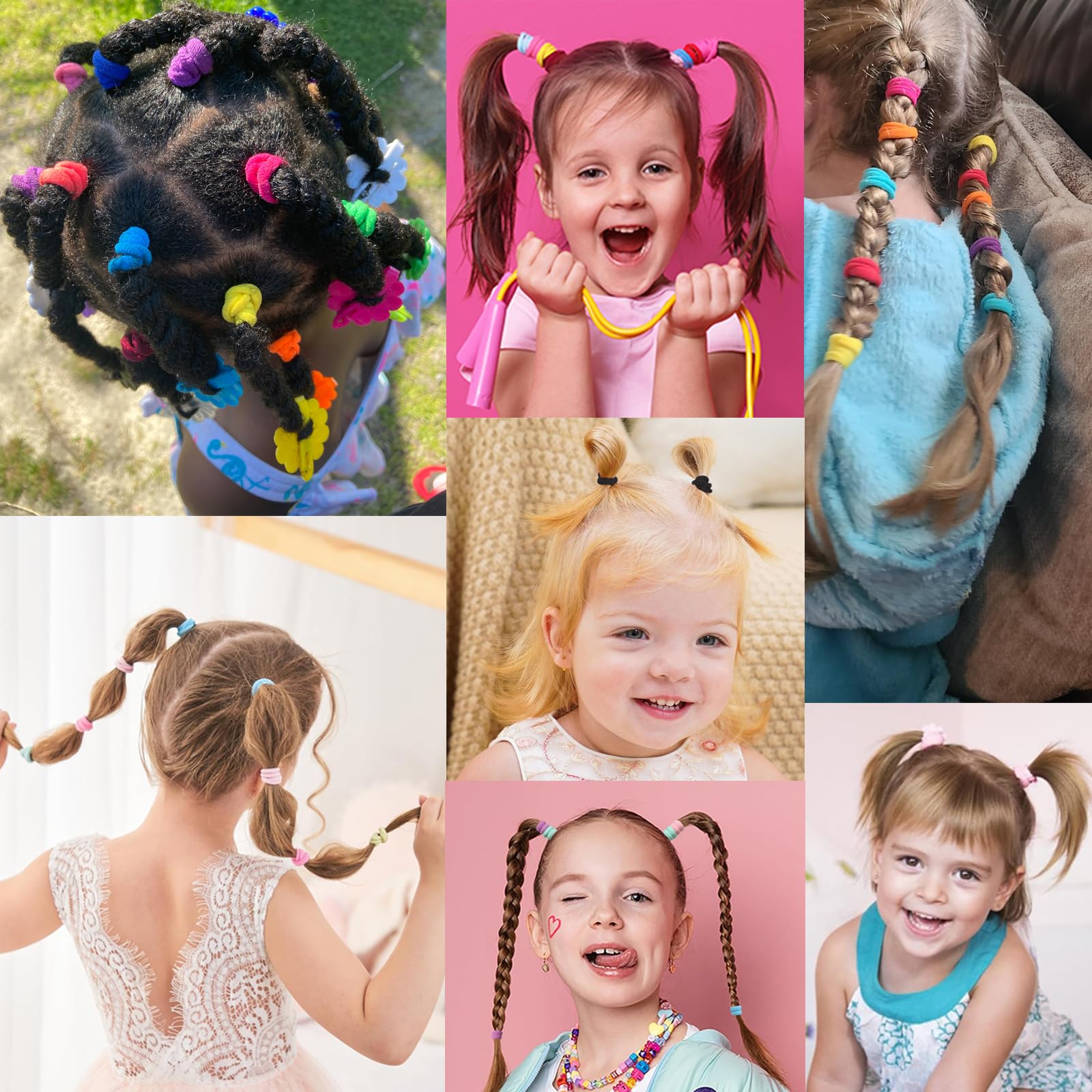BlueZOO durable stretchiness keeps ponytails in place during activities.