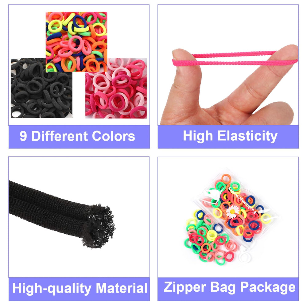 BlueZOO no damage hair elastics offer snag-free grip for kids.