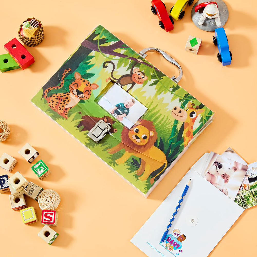 BLUSHY BABY color-coded pockets display organized documents for quick access.