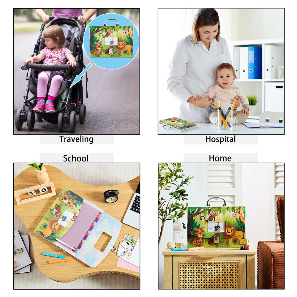 BLUSHY BABY accessory set shows label stickers and name tags for easy labeling.