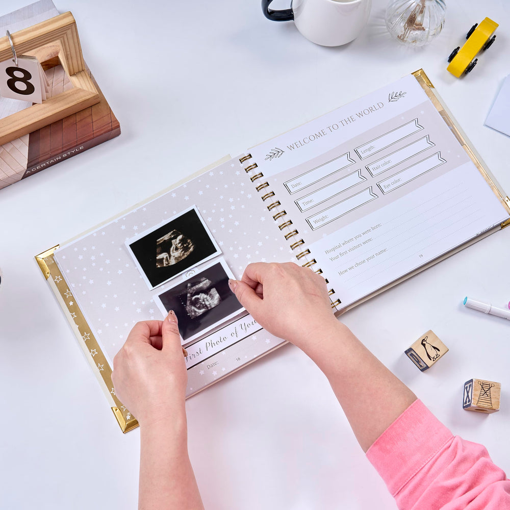 BLUSHY BABY safe inkpad for tiny hand and footprints.
